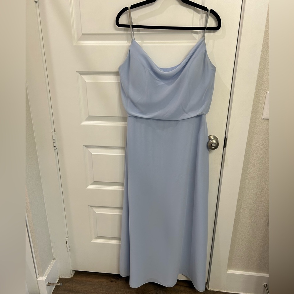 Revelry Skye Bridesmaid Dress- Sky Blue